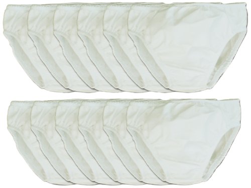 0603811036215 - MY POOL PAL 12 COUNT DISPOSABLE SWIM DIAPER, WHITE, 18 MONTHS