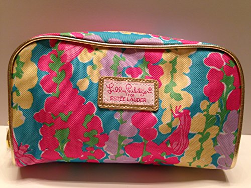 0603895862014 - ESTEE LAUDER LILLY PULITZER COLLECTION 50 YEARS LIMITED SPRING PINK COSMETIC BAG 2013