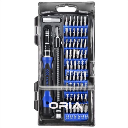 0603964450906 - ORIA 58-IN-1 PRECISION SCREWDRIVER SET WITH 54 MAGNETIC BITS FOR ALL ELECTRONICS DEVICES