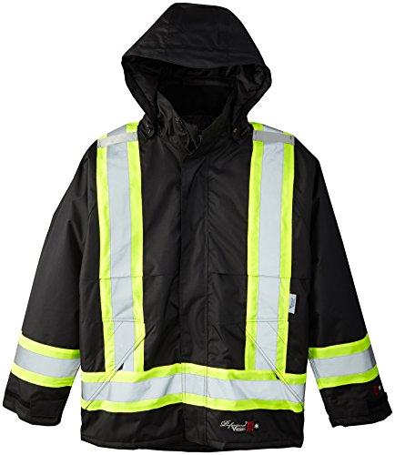 0060405994182 - VIKING PROFESSIONAL INSULATED TRILOBAL RIP STOP FR JACKET, BLACK, LARGE