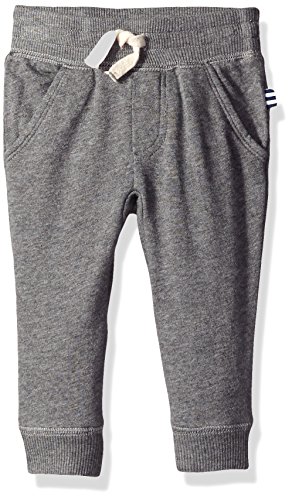 0604192202312 - SPLENDID BOYS' ALWAYS BABY FRENCH TERRY JOGGER, CHARCOAL GREY HEATHER, 12-18 MONTHS