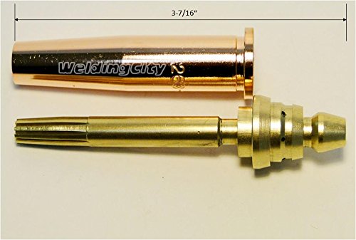 0604697471688 - WELDINGCITY PROPANE/NATURAL GAS CUTTING TIP 263 #2 263-2 SIZE 2 FOR AIRCO OXYFUEL TORCH