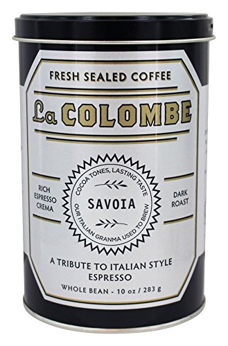 0604913100095 - LA COLOMBE - SAVOIA DARK ROAST FRESH SEALED COFFEE - 10 OZ.