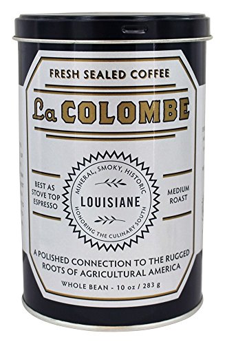 0604913101337 - LA COLOMBE - LOUISIANE MEDIUM ROAST FRESH SEALED COFFEE - 10 OZ.