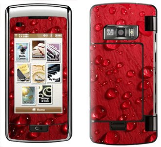 6049875053111 - RED RAINDROPS SKIN FOR LG ENV TOUCH NV TOUCH VX11000 PHONE