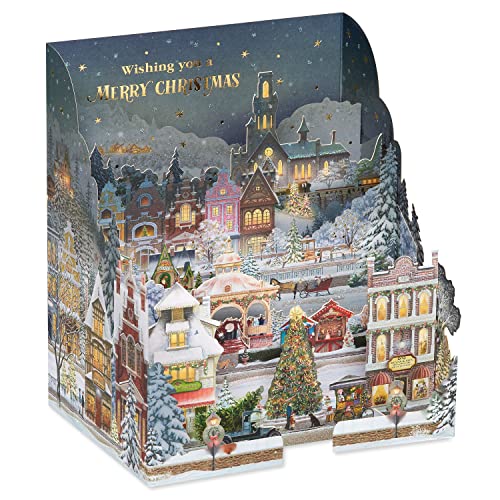 0605030853475 - AMERICAN GREETINGS POP UP CHRISTMAS CARD - DESIGNED BY JACQUI LAWSON (MERRY CHRISTMAS AND HAPPY NEW YEAR)