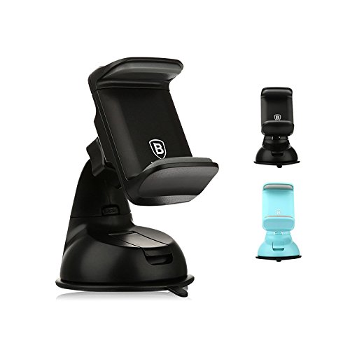 0605175138543 - CAR MOUNT, SEEKERMAKER CAR PHONE MOUNT HOLDER ,SMARTPHONE HOLDER FOR IPHONE 6, 6S, PLUS, 6S PLUS, GALAXY S5, S6, S7, S6 EDGE NOTE 3, 4, 5 (BLACK)