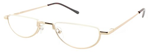0605546823948 - FIORE BRENTWOOD HALF-FRAME READING GLASSES WITH SPRING HINGES