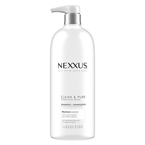 0605592006760 - NEXXUS CLEAN & PURE CLARIFYING SHAMPOO FOR NOURISHED HAIR WITH PROTEINFUSION SILICONE, DYE AND PARABEN FREE 33.8 OZ