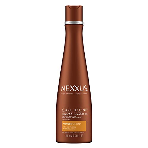 0605592007293 - NEXXUS CURL DEFINE SHAMPOO SULFATE FREE FOR CURLY & COILY HAIR WITH PROTEINFUSION CURL ENHANCER & STRENGTHENING SHAMPOO 13.5 OZ