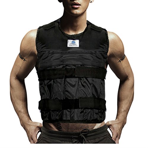 0605620082315 - ADJUSTABLE WORKOUT WEIGHT 44LB 20KG WEIGHTED VEST EXERCISE TRAINING FITNESS
