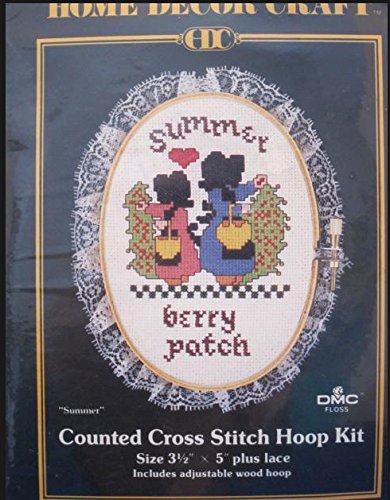0605930603637 - PARAGON HOME DECOR CRAFT - AMISH GIRLS SUMMER BERRY PATCH COUNTED CROSS STITCH