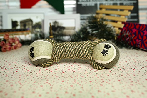 0606280102306 - DOG TOY PRODUCTS TENNIS HAND-MADE BY COTTON ROPE DOG TOYS MOLAR JIANCHI PET SUPPLIES TOYS