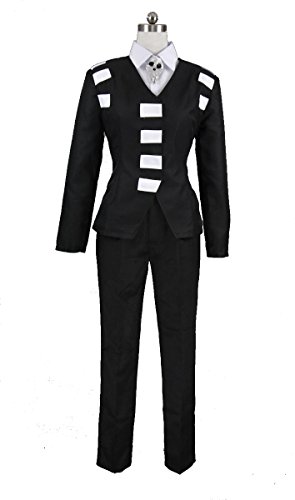 0606345972837 - REDSTARCOSPLAY BLACK SOUL EATER DEATH THE KID COSPLAY COSTUME - FEMALE L