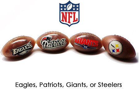 0606492008878 - OFFICIAL NFL SQUISHY FOOTBALL STRESS RELIEF TOY (EAGLES)