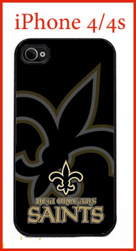 6065582116369 - NFL NEW ORLEANS SAINTS CASE FOR IPHONE 4 4S CASE HARD SILICONE CASE APPLE IPHONE 4 4S