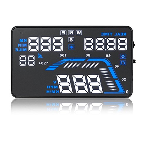 0606825465491 - ZXLINE Q7 5.5 HD DISPLAY WITH HEAD UP DISPLAY COMPATIBLE ALL CARS, PLUG AND PLAY