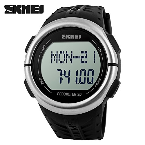 0606825693542 - SKMEI PEDOMETER HEART RATE MONITOR CALORIES COUNTER DIGITAL WRISTWATCHES FITNESS FOR MEN WOMEN OUTDOOR SPORTS WATCHES