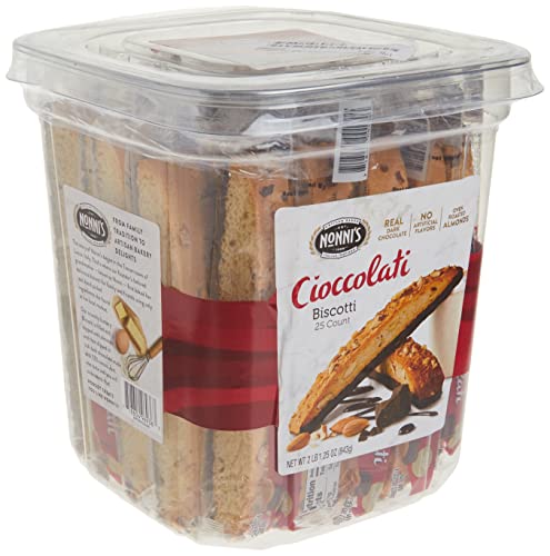 0607169125263 - NONNI’S BISCOTTI VALUE PACK WITH LARGER COOKIES, CIOCCOLATI, 25COUNT, 2.1 LB