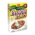 0607440123469 - PROTEIN PLUS SOY PROTEIN & MULTIGRAIN CEREAL CRUNCHY CLUSTERS OF CORN FLAKES CRISP RICE & WHOLE GRAIN OATS BOXES