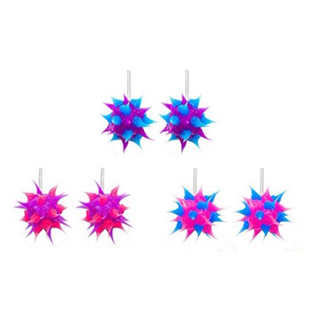 0607476093231 - SPIKEEZ TRIO SPIKY SILICONE STUD EARRING SETS