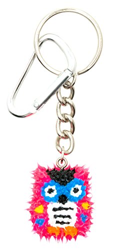 0607476095242 - SPIKEEZ OWL CRITTER SILICONE SPIKY HANDMADE CHARM FOR BACKPACKS, BAGS, KEY-RINGS, FREE SHIPPING (PINK)