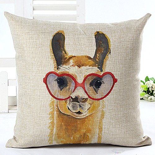 6076352628449 - LOVELY CAMEL THEME COMFORTABLE THROW PILLOW CASE 18 X 18 (ONE SIDE)-BY MY STAR MARKET