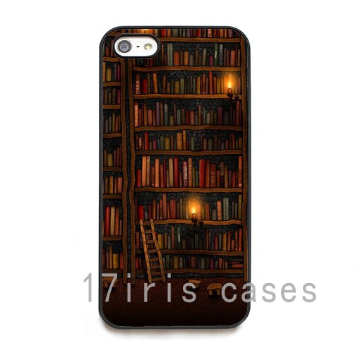 6081472212911 - LIVROS LIBRARY BOOKSHELF HD IMAGE PHONE CASES COVER FOR IPHONE 5C