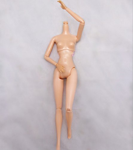 6081625005735 - 1 PIECE 1/6 SCALE 27CM FEMALE BODY DOLL BODY,ACTION FEMALE DOLLS BODY,DOLL'S BODY SCALE ACTION AMPLE FEMALE NUDE DOLLS 12 BODY MOVABLE JOINTS DOLL FOR BARBIE