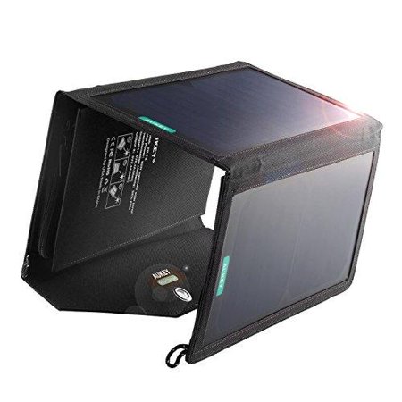 0608225621514 - AUKEY 20W DUAL USB PORT SOLAR CHARGER FOR SMARTPHONES