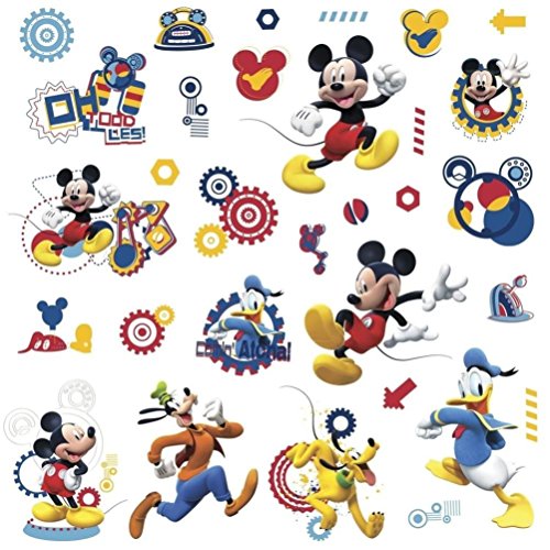 6082662879297 - DEFONIA MOUSE CLUBHOUSE CAPERS 31 WALL DECALS PLUTO GOOFY DONALD DECOR STICKERS