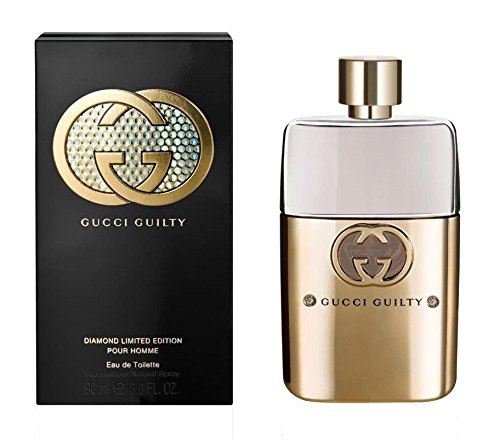 0608389156792 - ( IN MIND ) G U C C I. GUILTY DIAMOND POUR HOMME EAU DE TOILETTE SPRAY (LIMITED EDITION) 3 OZ. ( NEW AUTHENTIC AND FAST SHIPPING )