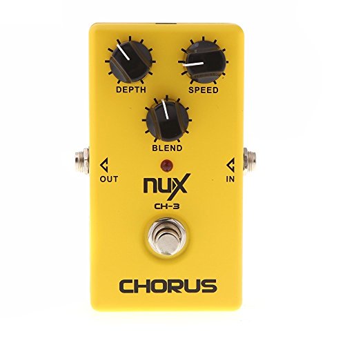 0608408956266 - NUX CH-3 VIOLAO GUITAR GUITARRA ELECTRIC EFFECT PEDAL CHORUS LOW NOISE BBD HIGH QUALITY TRUE BYPASS YELLOW MUSICAL INSTRUMENT