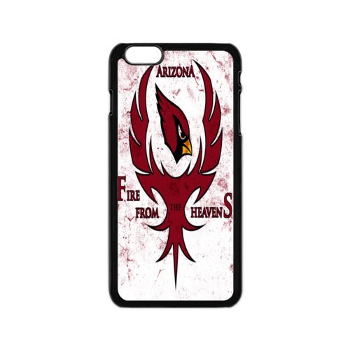 6085421779531 - CLASSIC DESIGN ARIZONA CARDINALS NFL BLACK CASE WITH HARD SHELL COVERFOR APPLE IPHONE 6 4.7