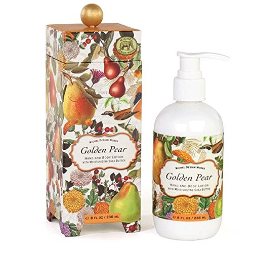 0608666699523 - MICHEL DESIGN WORKS HAND AND BODY LOTION, GOLDEN PEAR, 8 FLUID OUNCE