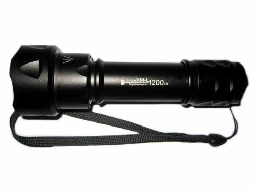 0608702567045 - UNIQUEFIRE UF-T20 ZOOMABLE CREE XM-L LED 1200 LUMENS 3-MODE FLOOD-TO-THROW MEMORY FLASHLIGHT TORCH(1*18650)