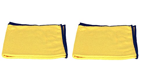 0608819520087 - STARFIBER ECO-FRIENDLY YELLOW MIRACLE CLEANING CLOTH FOR KITCHEN BATHROOM AND HOME (2 PACK)