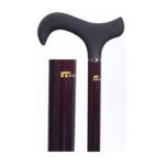 0608866020424 - CORPORATION WS-7109DS SOFT DERBY HANDLE RED TRIPLE WOUND CARBON FIBER CANE ONE SECTION STRAIGHT