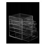 0608866923695 - ACRYLIC CLEAR CUBE MAKEUP ORGANIZER DISPLAY 5 DRAAWERS