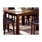 0608938073211 - LIVING STONE STONETOP COUNTER HEIGHT DINING ROOM TABLE IN TOBACCO OAK FINISH BY FURNITURE OF AMERICA