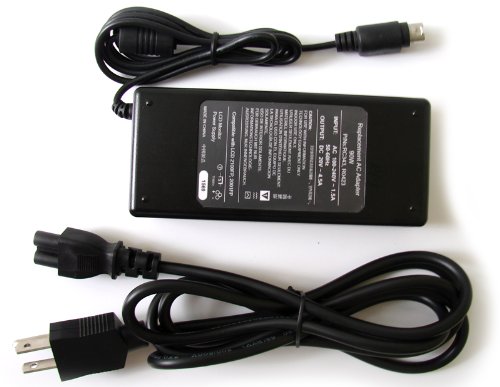 0608938996480 - GENERIC REPLACEMENT DELL 2001FP R0423 90-WATT AC CHARGER POWER BRICK POWER CORD POWER SUPPLY ADAPTER ADAPTOR WITH POWER CORD INCLUDED, FOR DELL 2001FP OR 2100FP LCD MONITOR SCREENS, COMPATIBLE GENUINE DELL PART NUMBERS: R0423, RC343