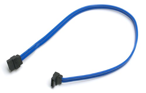 0608938997104 - GENUINE DELL M8865 BLUE 23-INCH HARD DRIVE HDD DVD CD OPTICAL DRIVE RIGHT ANGLE ATA DATA SATA CABLE, FOR ANY COMPUTER SYSTEM THAT SUPPORTS SATA CONNECTORS, CABLE WORKS WITH SATA I AND SATA II SPEEDS DELL COMPATIBLE PART NUMBERS: M8865