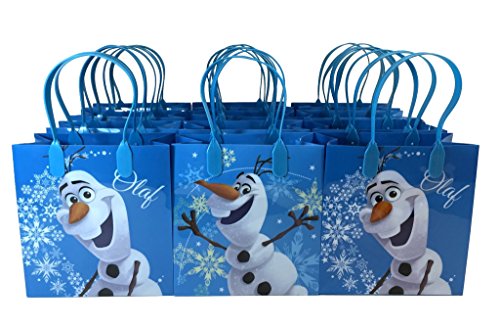 0609015799697 - NEW OLAF 12PC GOODIE BAGS PARTY FAVOR BAGS GIFT BAGS BIRTHDAY BAGS