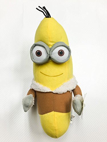 0609015799888 - NEW 2015 MINIONS MOVIE 9 TO 10 PLUSH TOY BANANA MINION PLUSH EXCLUSIVE COLLECTION BY UNIVERSAL