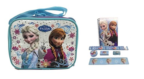 0609015812068 - 4EVERSTORE DISNEY FROZEN LUNCH BAG AND STATIONARY SET