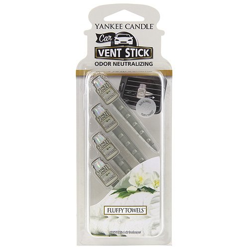 0609032811716 - YANKEE CANDLE VENT STICK FLUFFY TOWELS SET OF 4