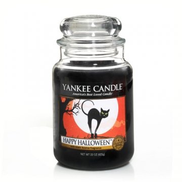 0609032981532 - YANKEE CANDLE 22 OZ HAPPY HALLOWEEN COLLECTORS EDITION JAR CANDLE