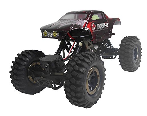 0609132479182 - REDCAT RACING EVEREST-16 ELECTRIC ROCK CRAWLER WITH 2.4GHZ RADIO CONTROL (1/16 SCALE), RED