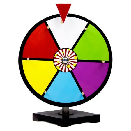 0609207890478 - 12 INCH COLOR DRY ERASE PRIZE WHEEL BY MIDWAY MONSTERS