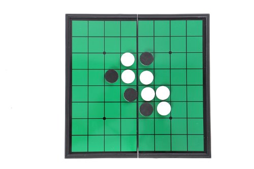 0609224060021 - 10 X 10 OSHELLO GAME SET WITH MAGNETIC FOLDING BOARD (SC56500 US)